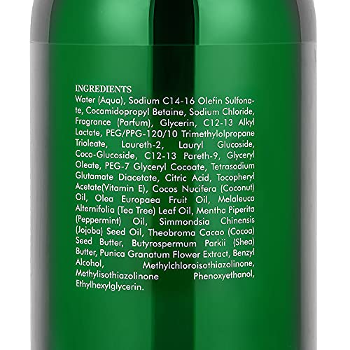 AnatoliaDaphne Tea Tree Body Wash and Shower Gel with Vitamin E for Jock Itch, Eczema, Ringworm, Body Odor, Body Wash Women & Men with Added Body Oils,LARGE 20.2 FL Oz Bottle (Tea Tree, Pack of 2)