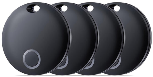 Air Tag, Bluetooth Tracker-4 Pack Works with Apple Find My (iOS Only), Smart Tags for Luggage, Keys, Backpack, IP67 Waterproof