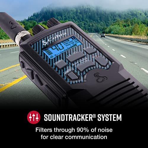 Cobra HH50WXST Handheld CB Radio - Emergency Radio with Access to Full 40 Channels and NOAA Alerts, Earphone Jack, 4 Watt Power Output, Noise Reduction and Dual Channel Monitoring, Black