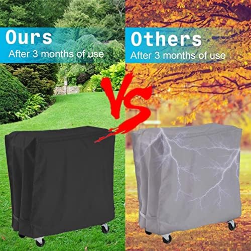 AKEfit Patio Cooler Cart Cover,Waterproof Ice Chest Cart Cover Fits 65-80 Quart Patio Party Ice Chest Rolling Cooler