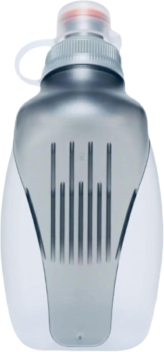 Water Bottle for Running No Bounce Water Bottle with Clip and Cover Cap,BPA-Free Plastic, 8.8oz (250ml) for Running/Marathon/Walking/Hiking/Cycling/Trail/Skiing (1 Pack)