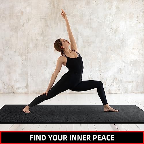 GymCope Treadmill mat, 72"x30" Exercise Equipment Mat for Hardwood Floor Carpet Protection, 6mm Thick, Exercise Bike Mat Pad for Indoor Cycles, Rowing Machine, Elliptical