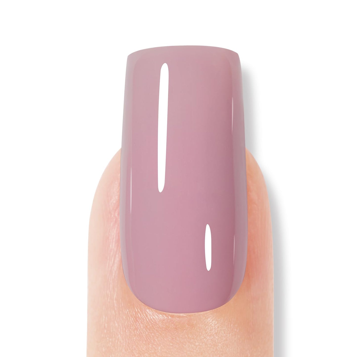 AILLSA Gel Nail Polish Light Purple Dried-Rose Nude Gel Polish Dusty Mauve Neutral Color Gel Polish Natural Summer Winter Nails Soak Off U V Gel Nail Manicure at Home Holiday Gift 0.51 Fl Oz/GC03