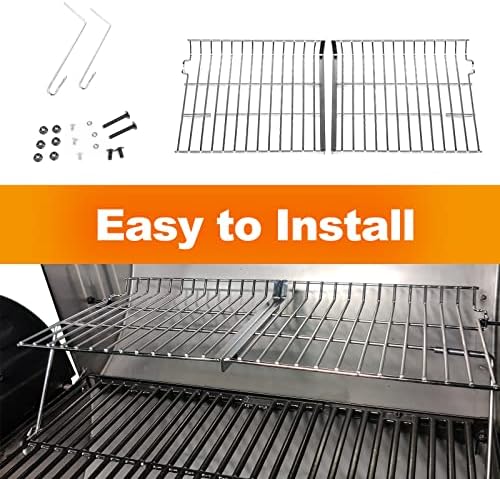 Hisencn Warming Rack for Char Griller 5050 3001 5650 5072 3008, Grill Rack for Chargriller Parts Replacement, Parts for Char Griller 5050 Warming Rack