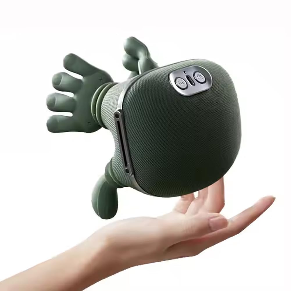 Siaasoo Massage Master for Shoulder, Siaasoo Neck Shoulder Massager, Simulated Human Hand Cervical Trapezius Neck Massager Pillow, with Heat, for Shoulder, Leg, Body Muscle Relief