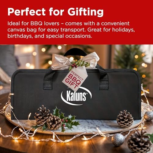 Kaluns BBQ Accessories, Complete Grill Set Grilling Gifts for Men Dad, 40 Pcs Premium Heavy Duty Stainless Steel Barbecue Grill Accessories for Outdoor Grill for Men Dad