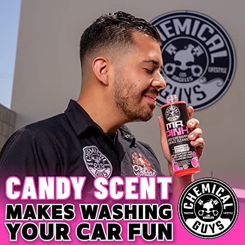 Chemical Guys Mr. Pink Foaming Car Wash Soap, High-Suds pH-Balanced Car Shampoo, Safe for Wax & Sealants, Works with Foam Cannons & Bucket Wash, Safe on All Paint Finishes, 64 oz, Candy Scent