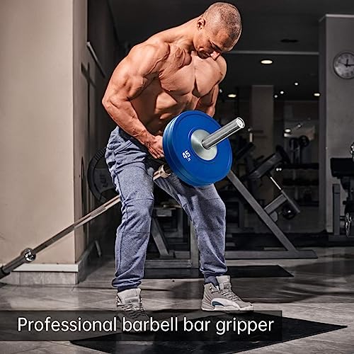 AimiDream V Bar Landmine Handle Attachment for Barbell Bar, Solid Multi-Grip Landmine Handle Attachment with Non-Slip Rubber Handle, Fits Olympic Bars Strength Training Bars,Black