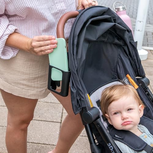 Summer Infant Ingenuity 3Dquickclose CS+ Compact Fold Stroller – Lightweight Stroller with Oversized Canopy, Extra-Large Storage and Compact Fold, Gray