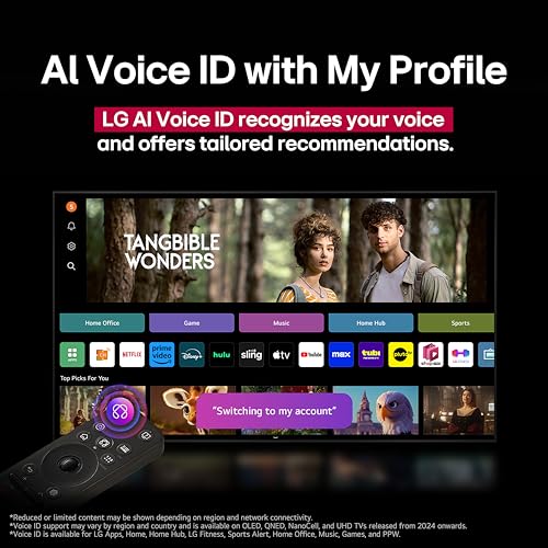 LG 65-Inch Class QNED AI 4K QNED82A Series Smart TV w/AI Sound, HDR10, 4K Super Upscaling, Filmmaker Mode, Wow Orchestra, Alexa Built-in (65QNED82AUA, 2025)
