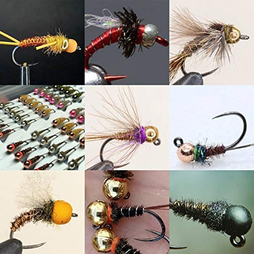 ANGLER DREAM Fly Tying Beads 100 PC/LOT Tungsten Beads Nymph Head Ball Fly Tying Materials (Silver, 2.0mm,100pcs)