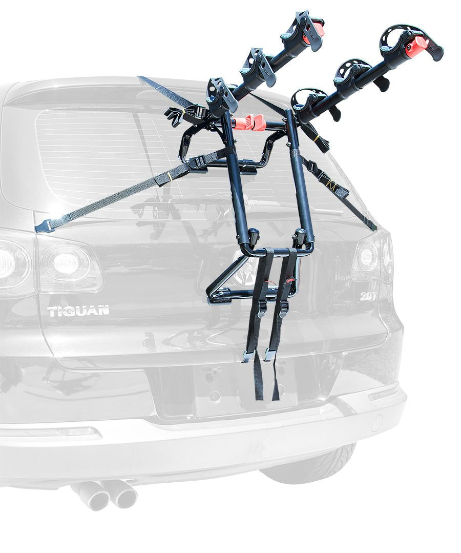 Allen Sports Premier 3-Bike Trunk Rack, Model S103 (Black and red)
