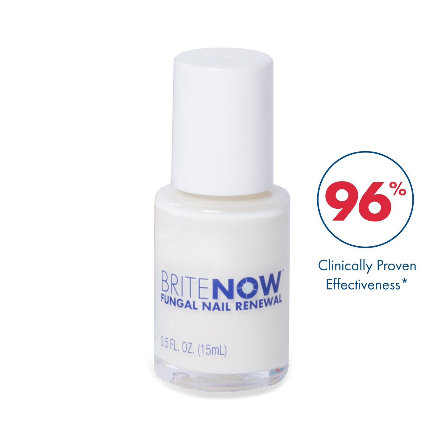 ProClearz Brite Now Nail Treatment, Restores The Appearance Of Damaged & Discolored Nails, Peel-Away Technology, Brightening & Smoothing Nail Repair, 0.5 Ounce