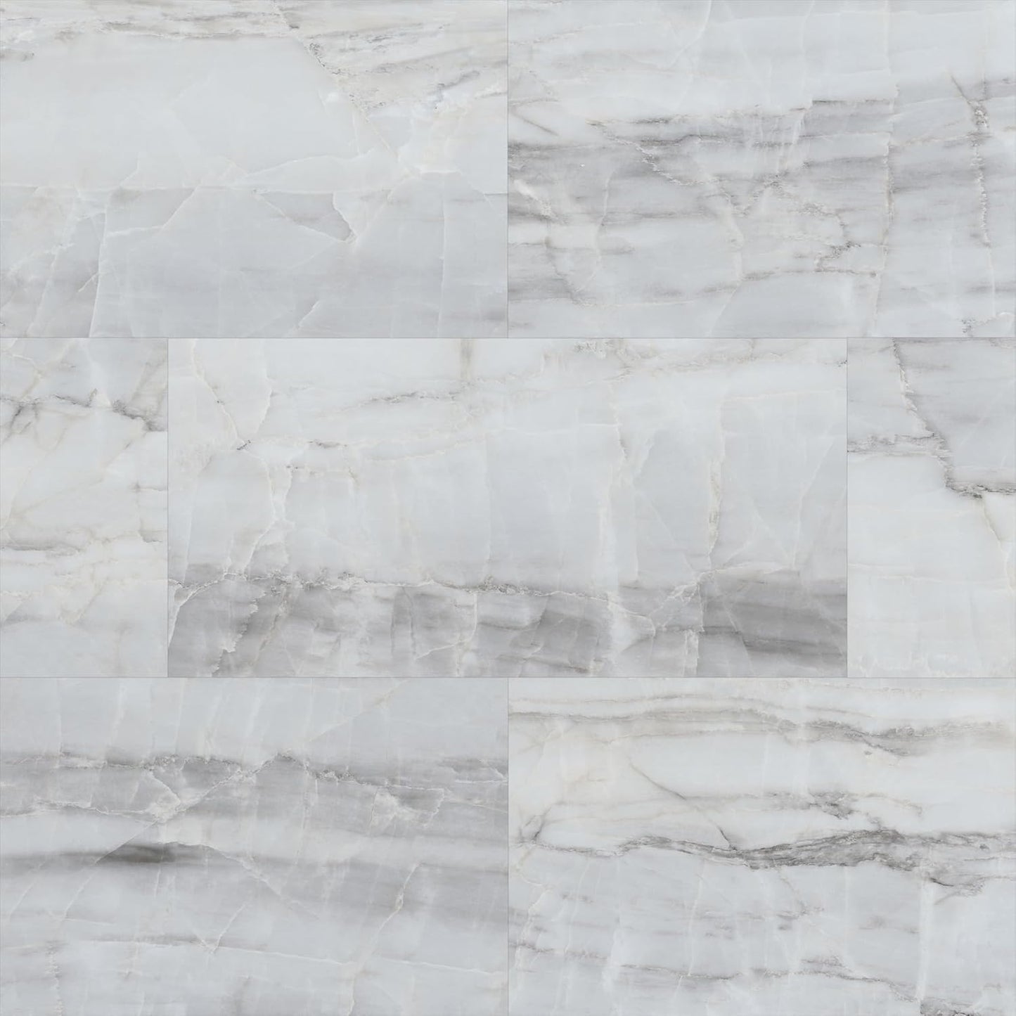 Allure 12" x 24" x 6.5mm, 12mil Luxury Vinyl Tile Flooring, Europa Brulee Marble Look, Embossed, Waterproof, Full Pallet, 24 Cases (571.6 sqft), 12 Tiles/Box, 23.82 sqft/Box