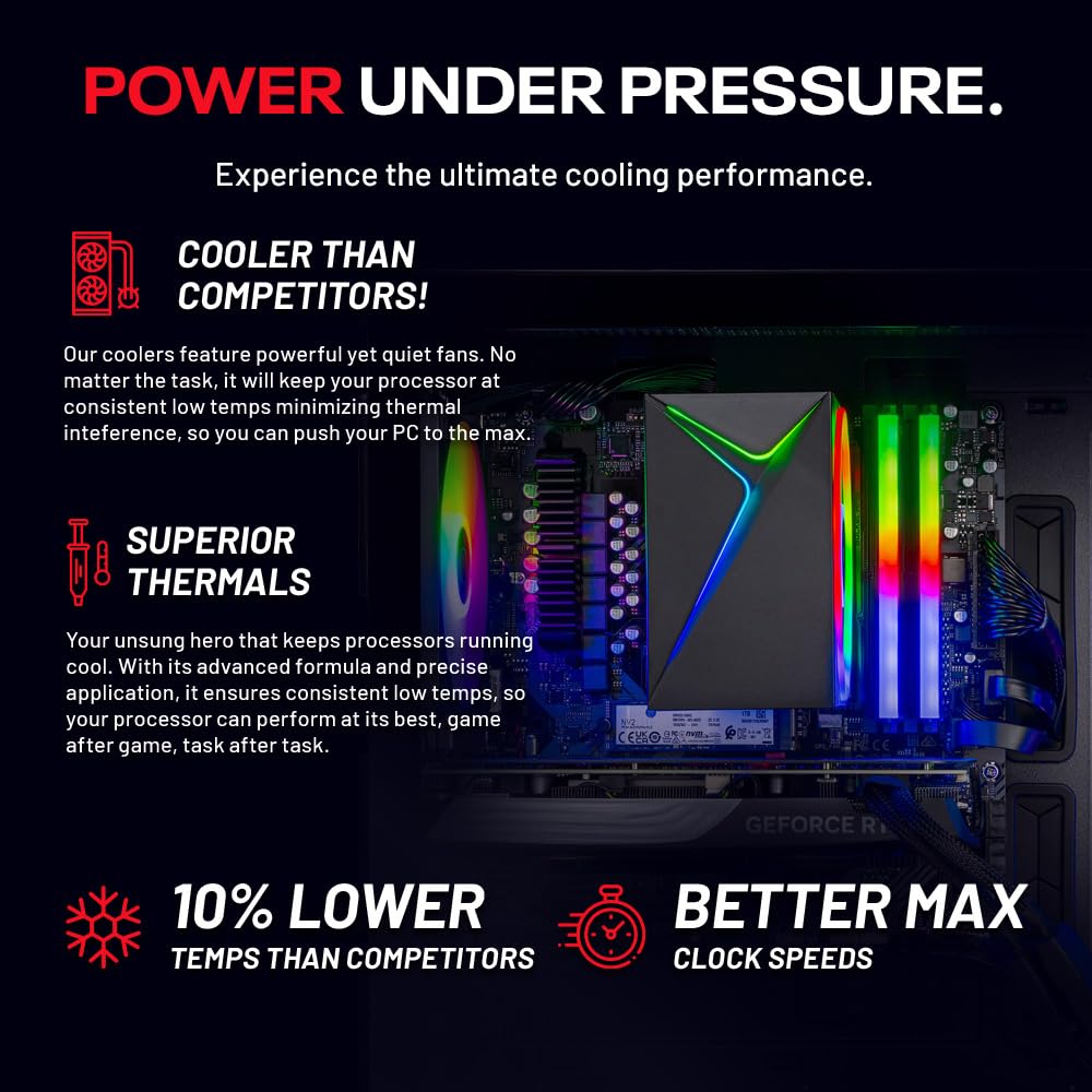 Skytech Gaming Chronos 3 Desktop PC, Ryzen 7 7700 3.8 GHz (5.3GHz), AMD RX 9070XT 16GB, 2TB Gen4 NVMe SSD, 32GB DDR5 RAM 6000 RGB, 850W Gold ATX 3 PSU, Wi-Fi, Win 11