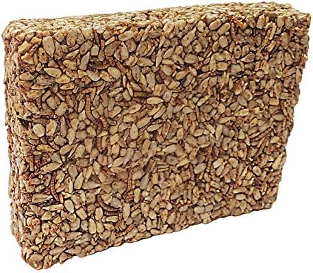 Songbird Treats Seed Bars | 12 Pack of 7 oz Bird Seed Cakes for Wild Birds (Sunny Mealworm)