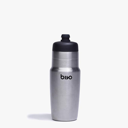 One 21oz Non Insulated Stainless Steel Bike Water Bottle - Lightweight for Cycling, Travel, Kids - No Plastic Taste, Fits Most Cages, Dishwasher Safe - (Raw)