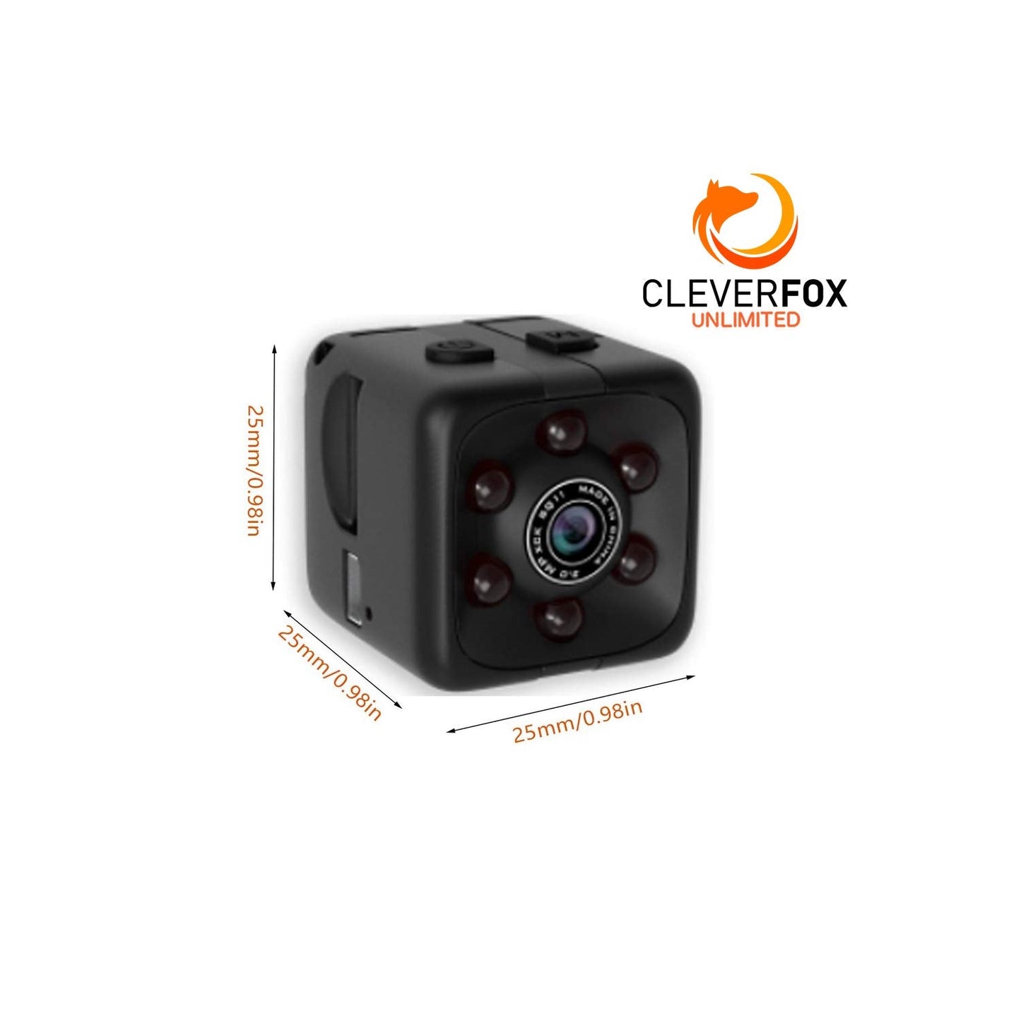 Mini Spy Camera with Audio & Video, 1080P Mini Hidden Camera, Portable Small HD Nanny Cam, Mini Spy Cams with Night Vision & Motion Detection, Indoor, Outdoor, Tiny Security Camera, Home, Office