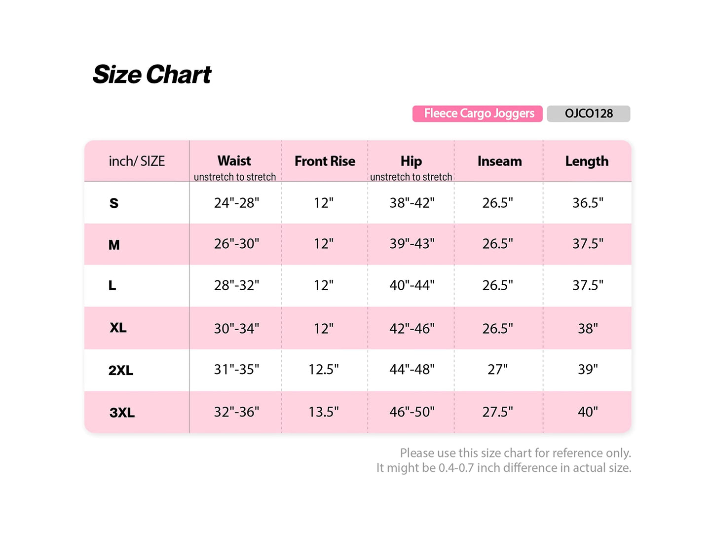 ALWAYS Fleece Cargo Jogger for Women - Soft Cozy Casual Warm Lounge Winter Sweatpants with Pockets Black M