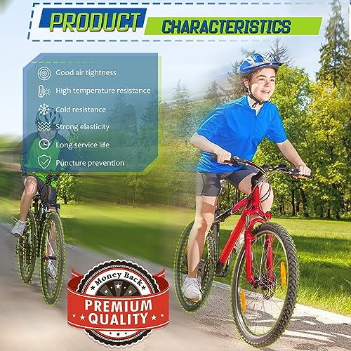 2 Pack 16" Kids Bike Inner Tubes Fit 1.75/1.95/2.125 with 32mm Schrader Valve, 16'' x 1.75/2.125 Tyre Tube with 2PCS Levers, 16'' Bike Tube Compatible with Kids/Road Bikes by Hydencamm (2 of One Size)