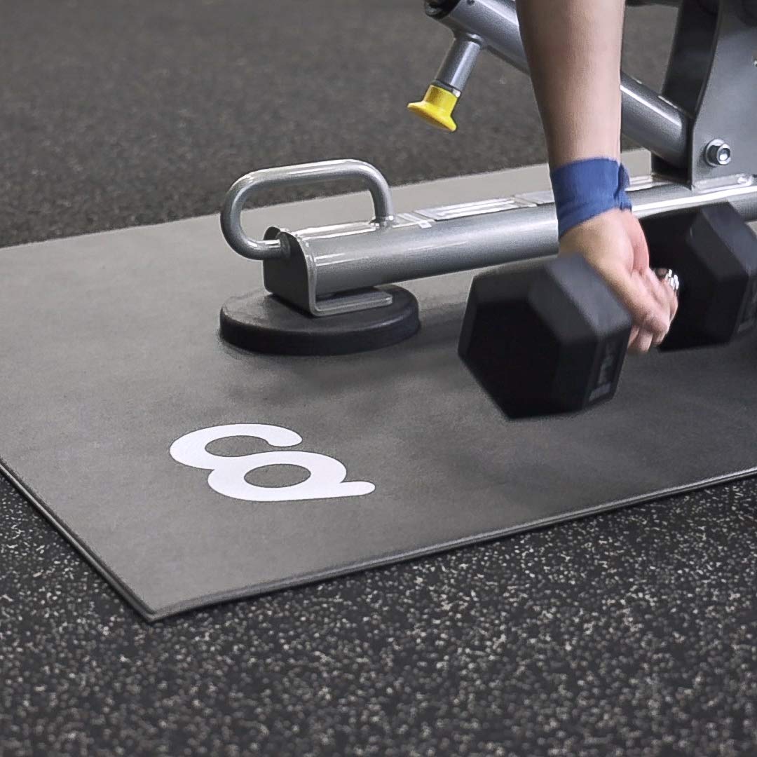 CyclingDeal Bike Trainer Floor Mat - Compatible with Indoor Exercise Stationary Bike Treadmill Elliptical Waterproof Gym Flooring Equipment - Indoor Cycle Stepper - Soft 36" x 72" (91 x 183cm)