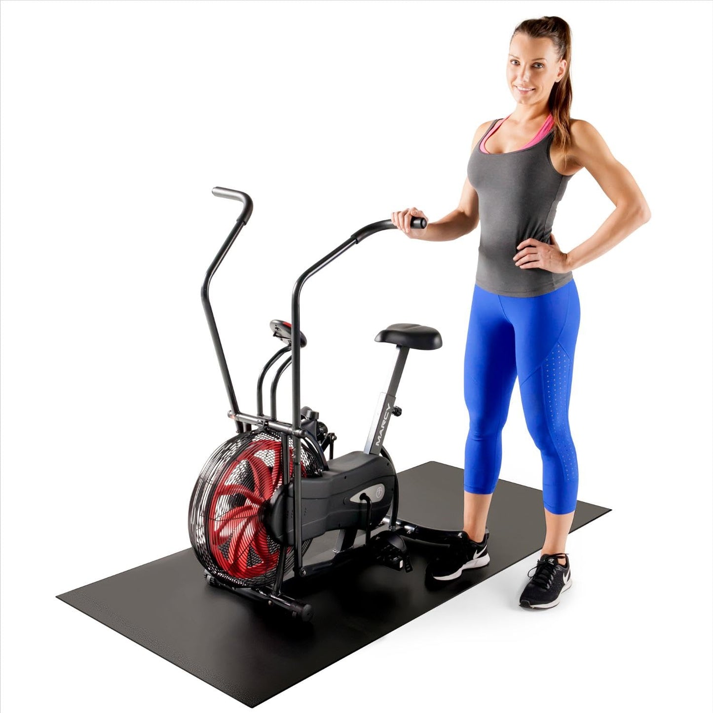 Marcy Fitness Equipment Mat and Floor Protector Compatible for Treadmills, Elliptical, Exercise Bikes, Stationary Cycles and Accessories