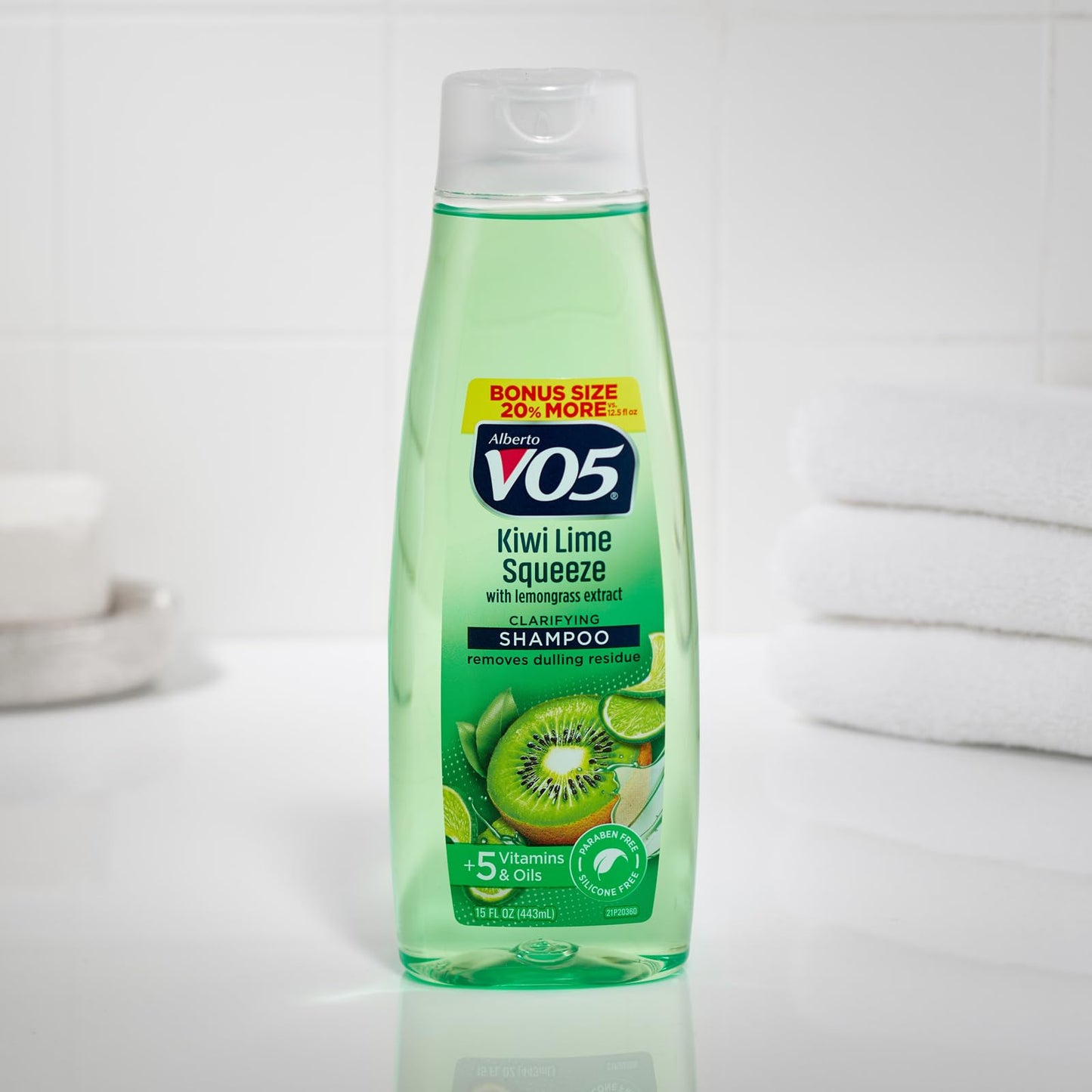 Alberto VO5 V05 Herbal Shampoo, Kiwi & Lime Squeeze, 15 oz