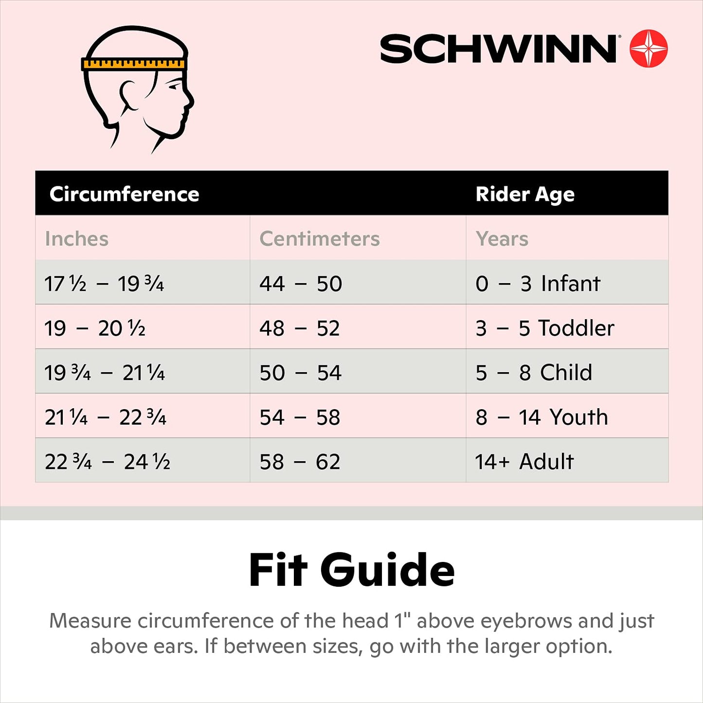 Schwinn Thrasher Adult Bike Helmet, Ages 14 and Up with Suggested Fit 58 to 62cm, Rear LED Light, Lightweight with Adjustable Side and Chin Straps, Pink Coral/Grey