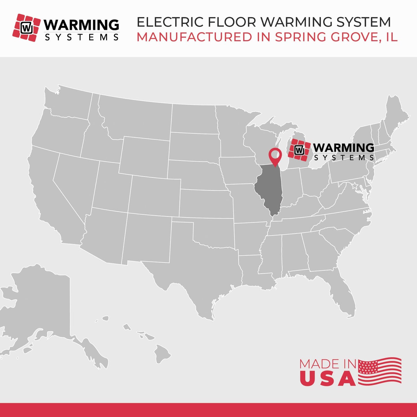Warming Systems - 30 Sqft 120V Electric Radiant Floor Heating Mat – Includes Heating Mat, Programmable Thermostat, 2 Floor Sensors, Installation Monitor and Under Tile Heater