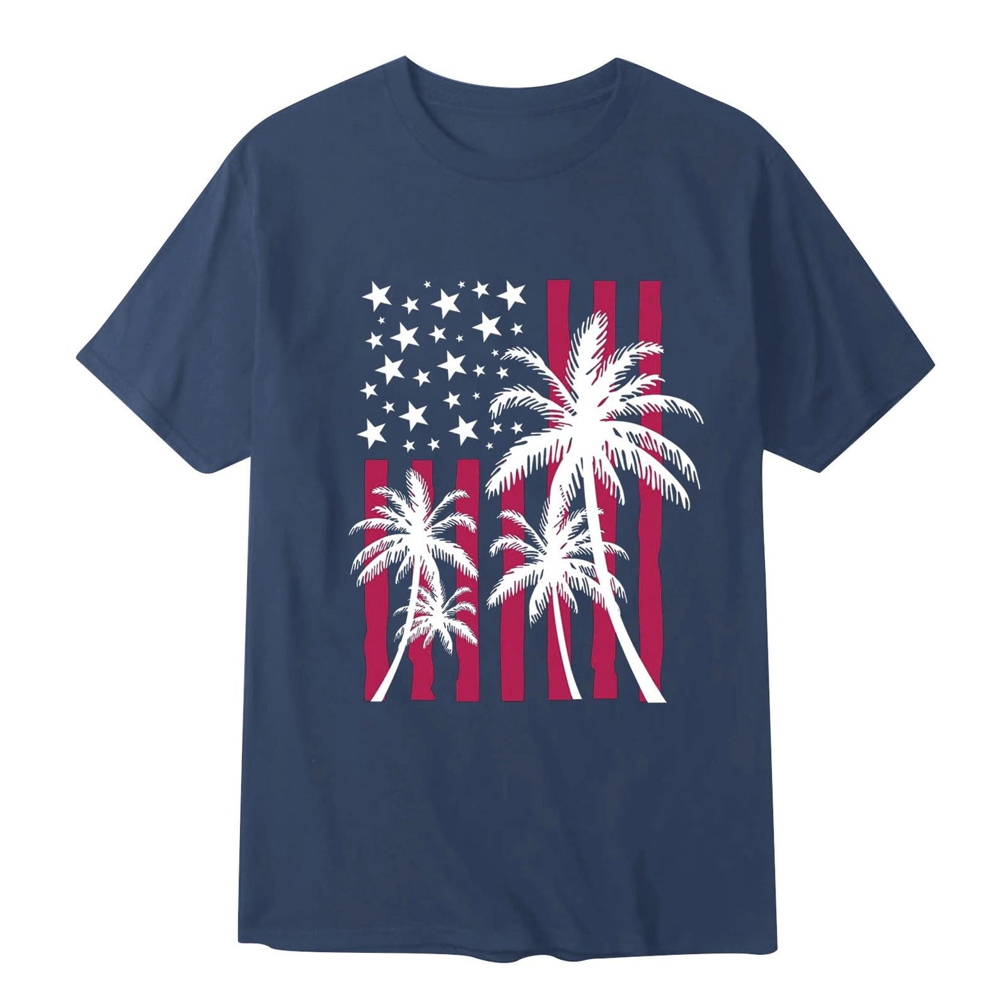 Limited Deals of The Day Lightning Deals 1776 Patriotic 4th of July Mens T-Shirts Short Sleeve Crew Neck Shirts Casual Loose Fit Tops Athletic Quick Dry Active Tee Shirts