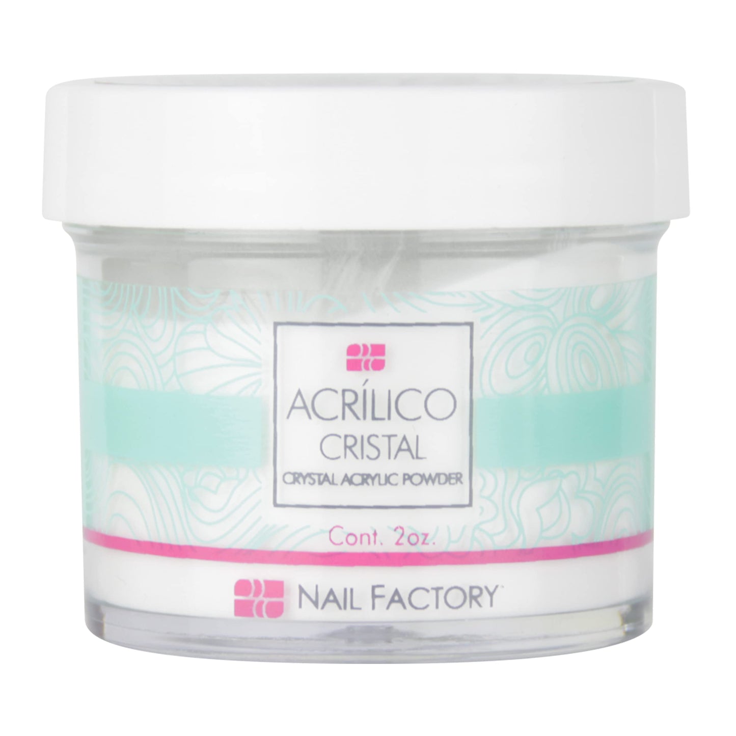 NAIL FACTORY - PROFESSIONAL GRADE CLEAR ACRYLIC POWDER 22 OZ, Professional Acrylic Powder for Sculpting & Building Nails.