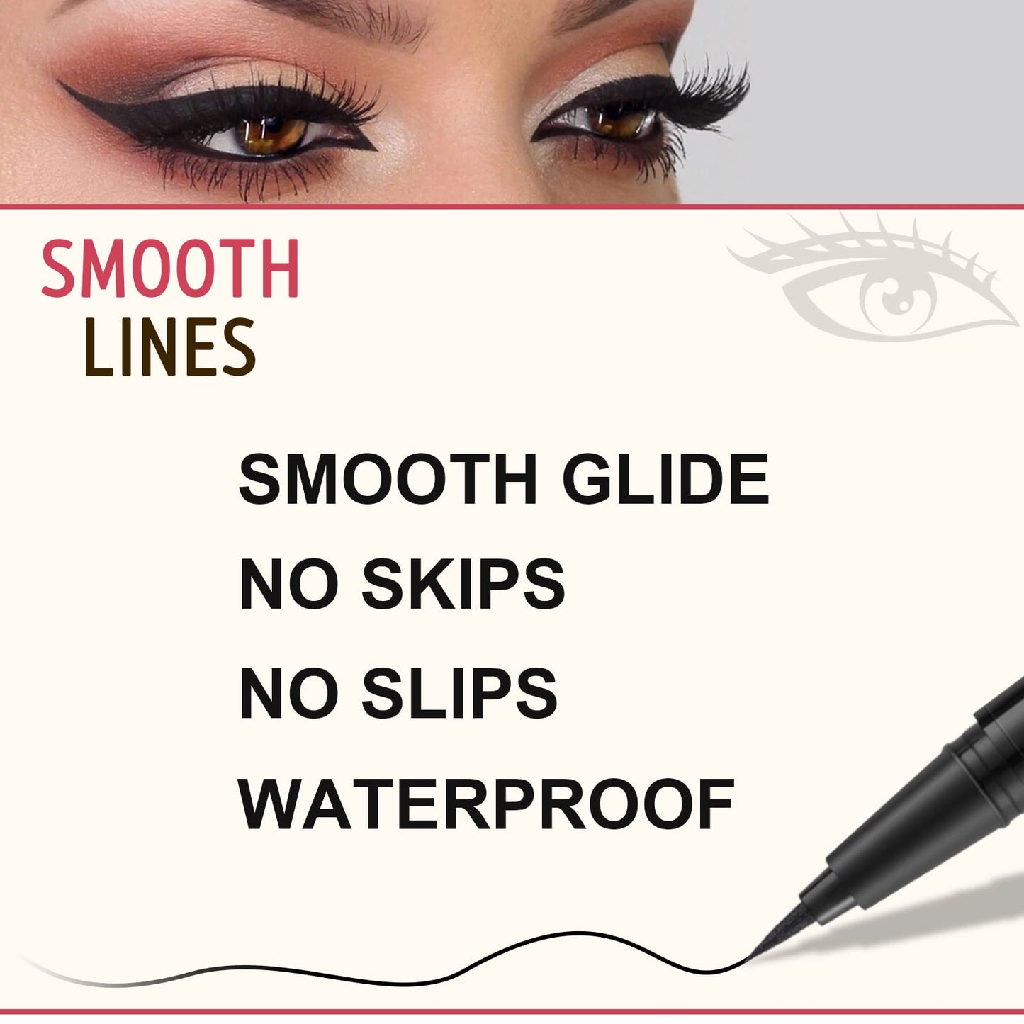 LAVONE Eyebrow Pencil Makeup Kit - Waterproof 2-IN-1 Microblading Pen, Pomade, Eyeliner and Dual-ended Brush - Natural Brow Kit - Chocolate