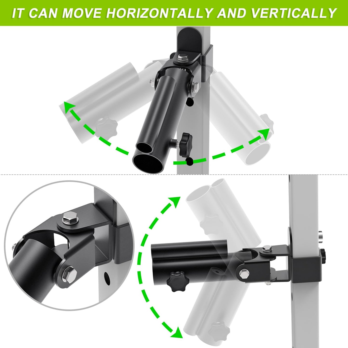 SELEWARE Ergonomic V Bar Row Landmine Handle & T Bar Row Landmine Attachment Combo for 1" Standard Bar and 2" Olympic Bars - Enhance Your Home Gym Power Rack