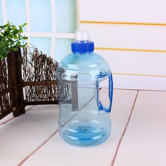FILFEEL 1L Large Bottle BPA Plastic Kettle Drinking Container with Handle for Outdoor Training Party Fitness Gym Sports