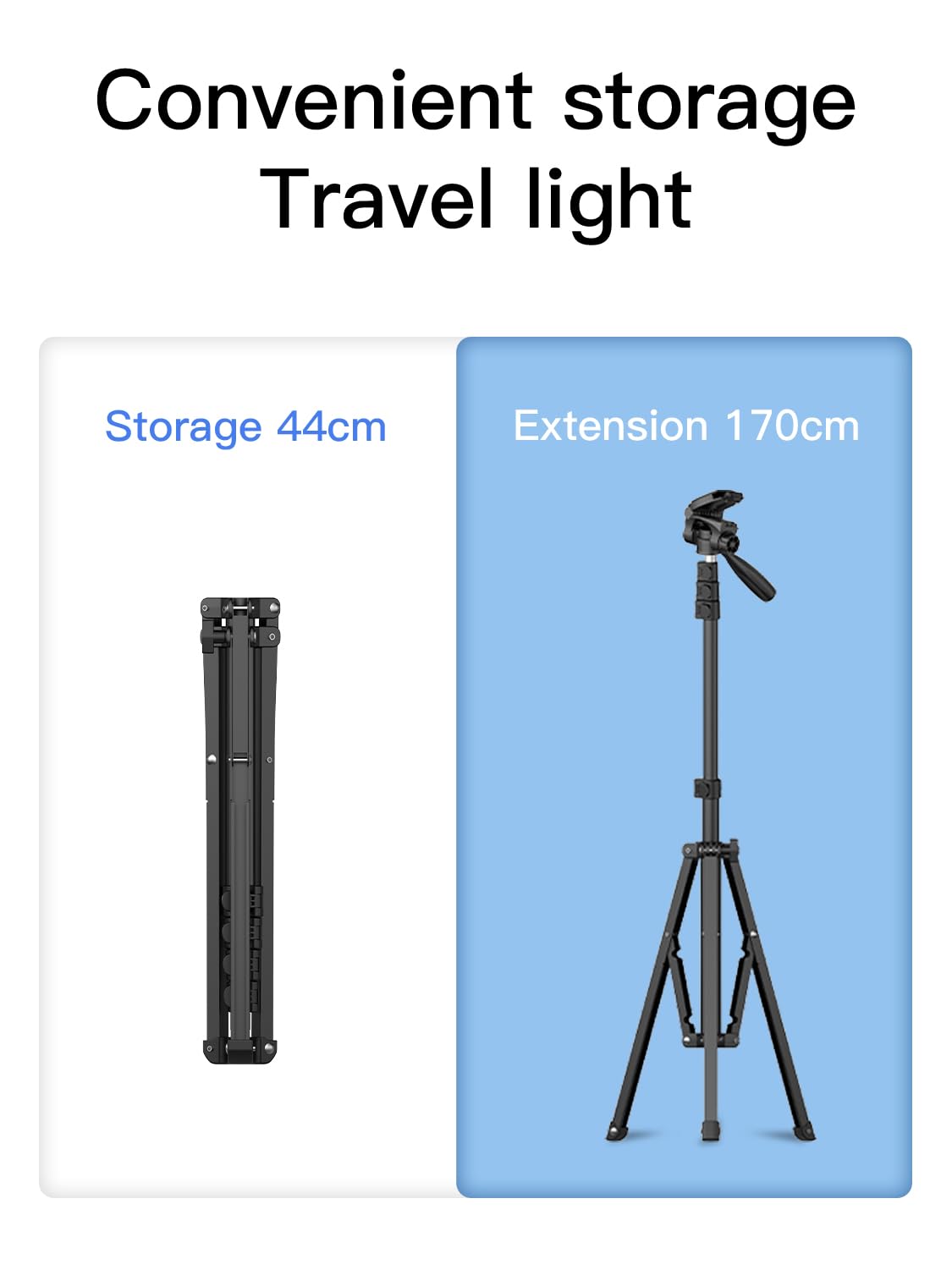 AOCHUAN 3-Axis Gimbal Stabilizer for Smartphone Smart X2 Black AI & T20 Complete Tripod & P03 RGB Magnetic Fill Light