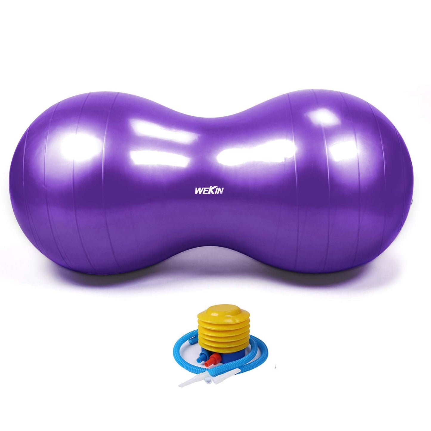Wekin Physio Roll Therapy Fitness Excercise Peanut Ball for Balance, Labor Birthing, Muscle Tension, Back Pain Relief, Coordinate Development, Dog Training, Home Exercise & Yoga Programme Medium