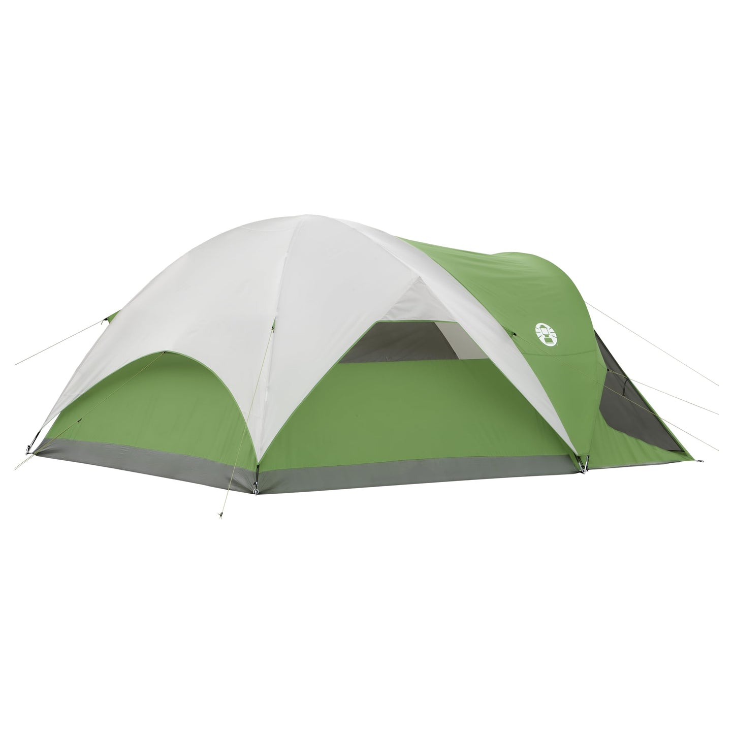 Coleman Evanston 6/8-Person Camping Tent with Screen Porch, Weatherproof Tent Sets Up in 15 Mins, Included Rainfly & Carry Bag, Made of PFAS-Free Materials