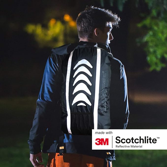 Salzmann Reflective Backpack Cover | High Visibility, Waterproof & Weatherproof | Ideal for Cycling, Running & Hiking