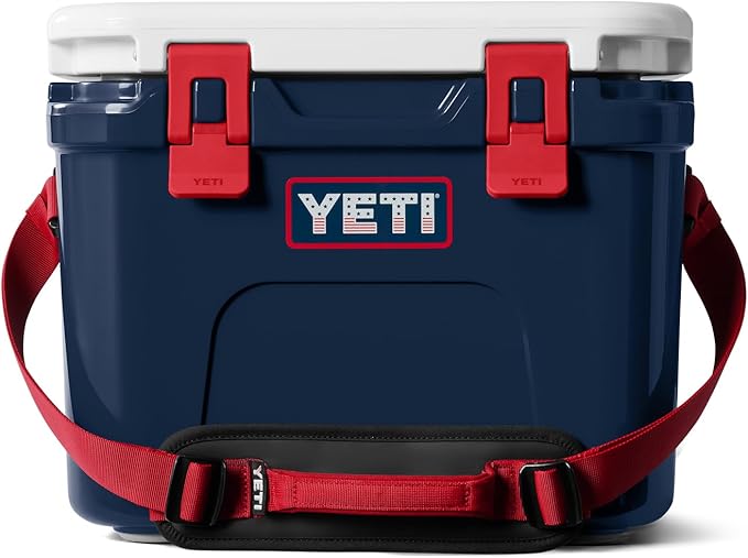 YETI Roadie 15 Hard Cooler with DoubleDuty Shoulder Strap