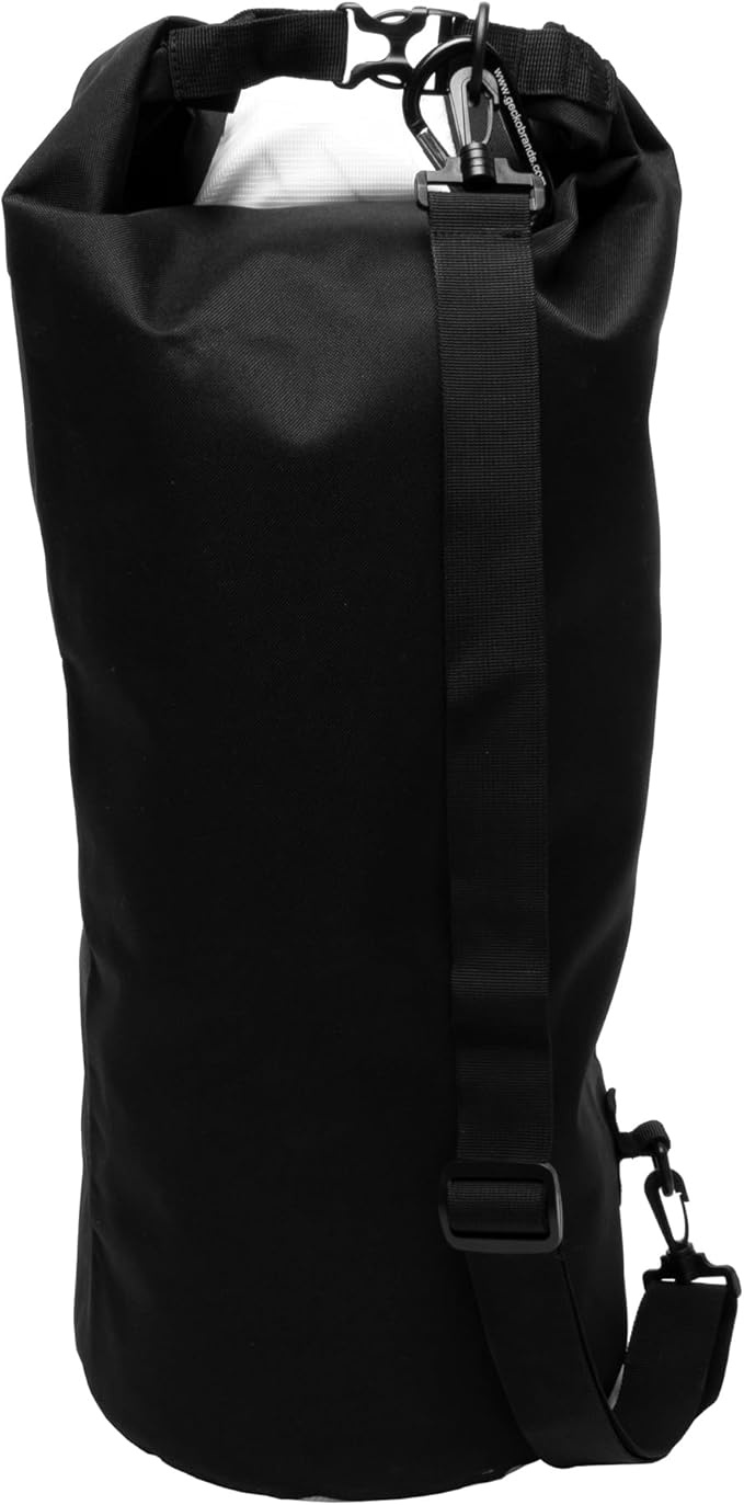 geckobrands Durable View Dry Bag – Waterproof Backpack with Translucent Panel