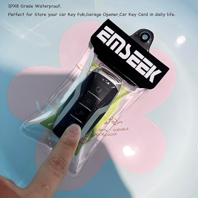 Waterproof Car Key Fob Case Swim Dry Key Shell Bag Surf Wallet Waterproof Holder Pouch for Key ID Credit Card