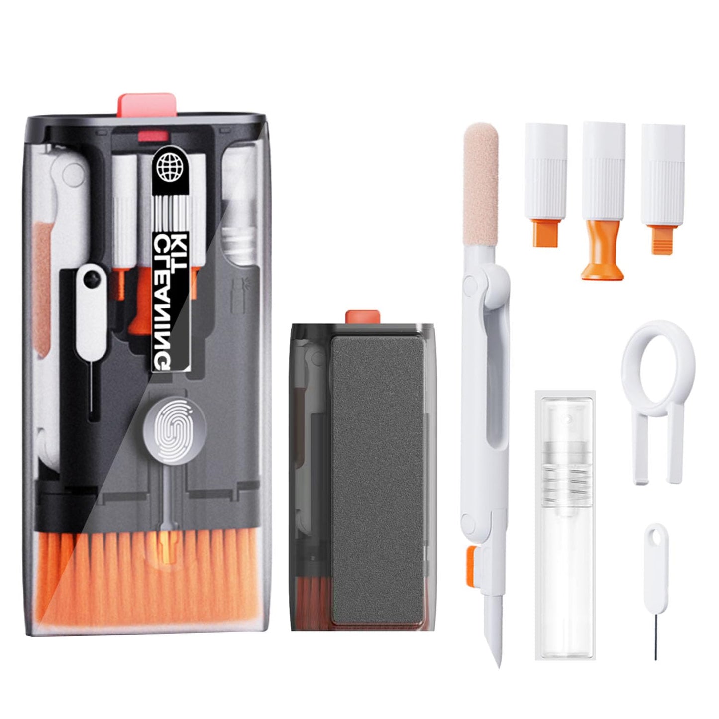 Keyboard Cleaning Kit All in 1 Keyboard Cleaner,Laptop Computer Screen Cleaning Brush, Cleaning Pen for Airpods, Gaming PC Accessories Electronics Clean Tool,Cleaning Kit for iPhone/iPad/Monitor