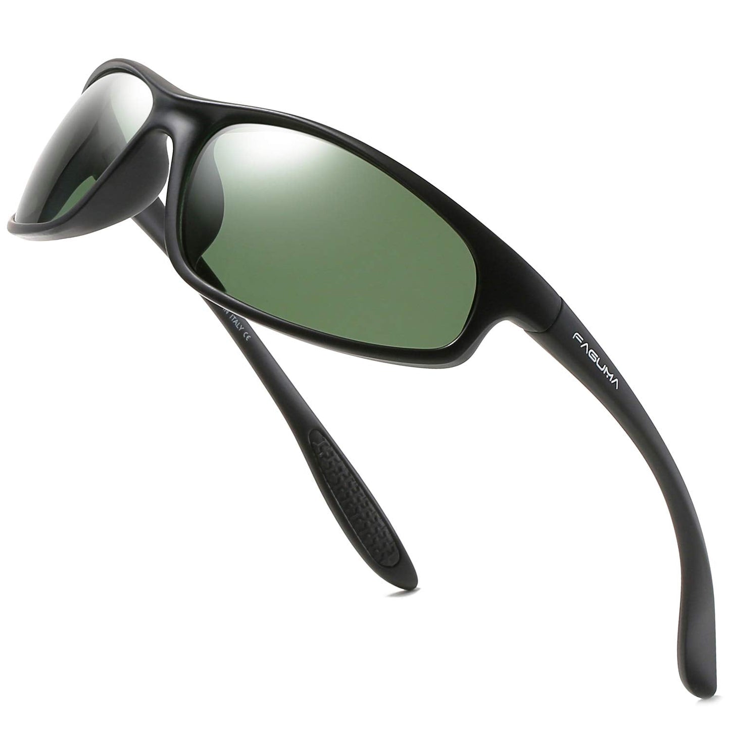 FAGUMA Polarized Sports Sunglasses For Men Cycling Driving Fishing 100% UV Protection