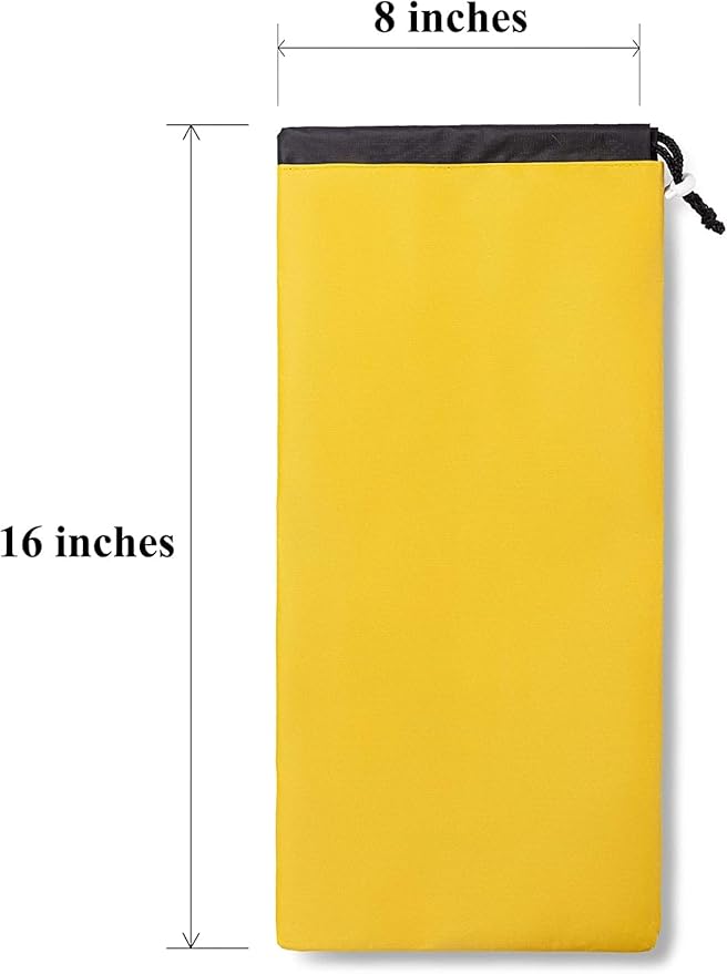 Bag Camping Tent Stakes Heavy Duty Yellow Nylon Sack Waterproof Pocket Ditty Camp Accesorries Storage Peg Bag