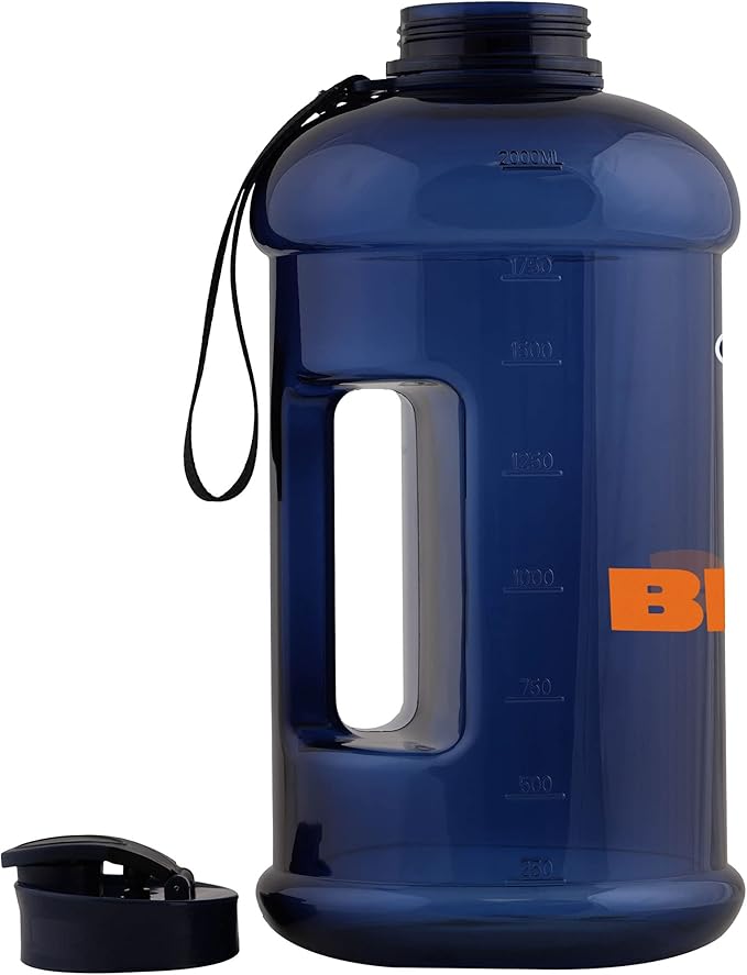 FOCO NFL Team Logo 2L Plastic Clear Large Sports Water Bottle