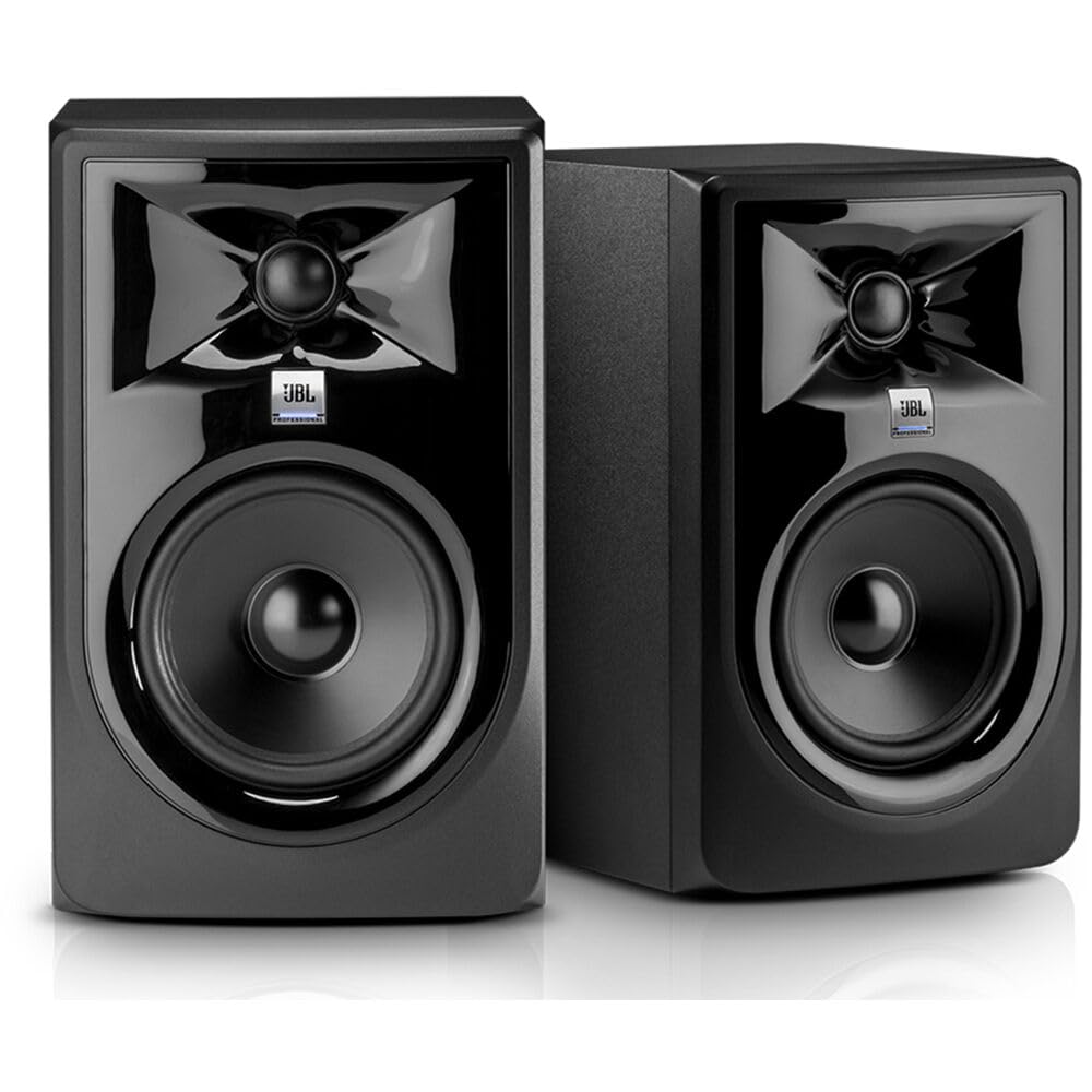 JBL Professional 305PMkII 5-Inch 2-Way Powered, Active Monitor Speaker for Near Field Music Production, Studio Monitor, Desktop Computer, Hi-Fi Audio. Sold Individually, Black