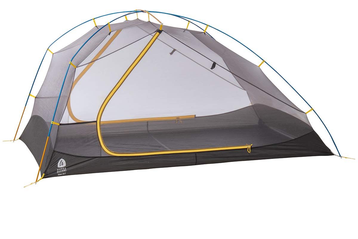 Sierra Designs Meteor Lite, Freestanding Lightweight Backpacking & Camping Tent with 2 Doors/Vestibules, Stargazer Rain Fly, Aluminum Poles (2-Person)