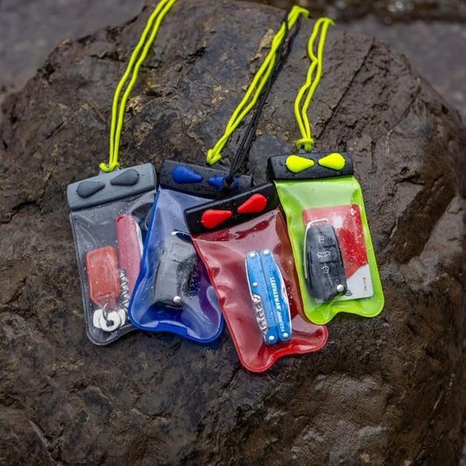 Aquapac KEYMASTER Lime Green – Protect and Carry Keys, Cards and Small Valuables up to 10m or 30 feet