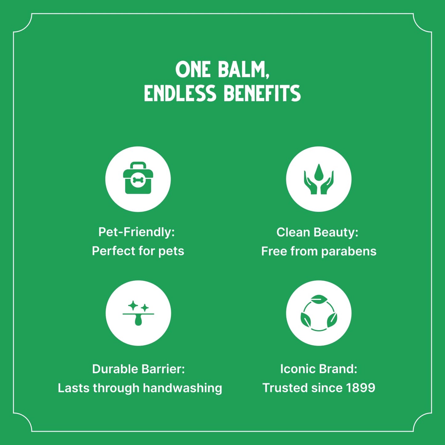 Bag Balm Vermont's Original for Dry Chapped Skin Conditions - Hand & Body (4 Ounce (Pack of 3))