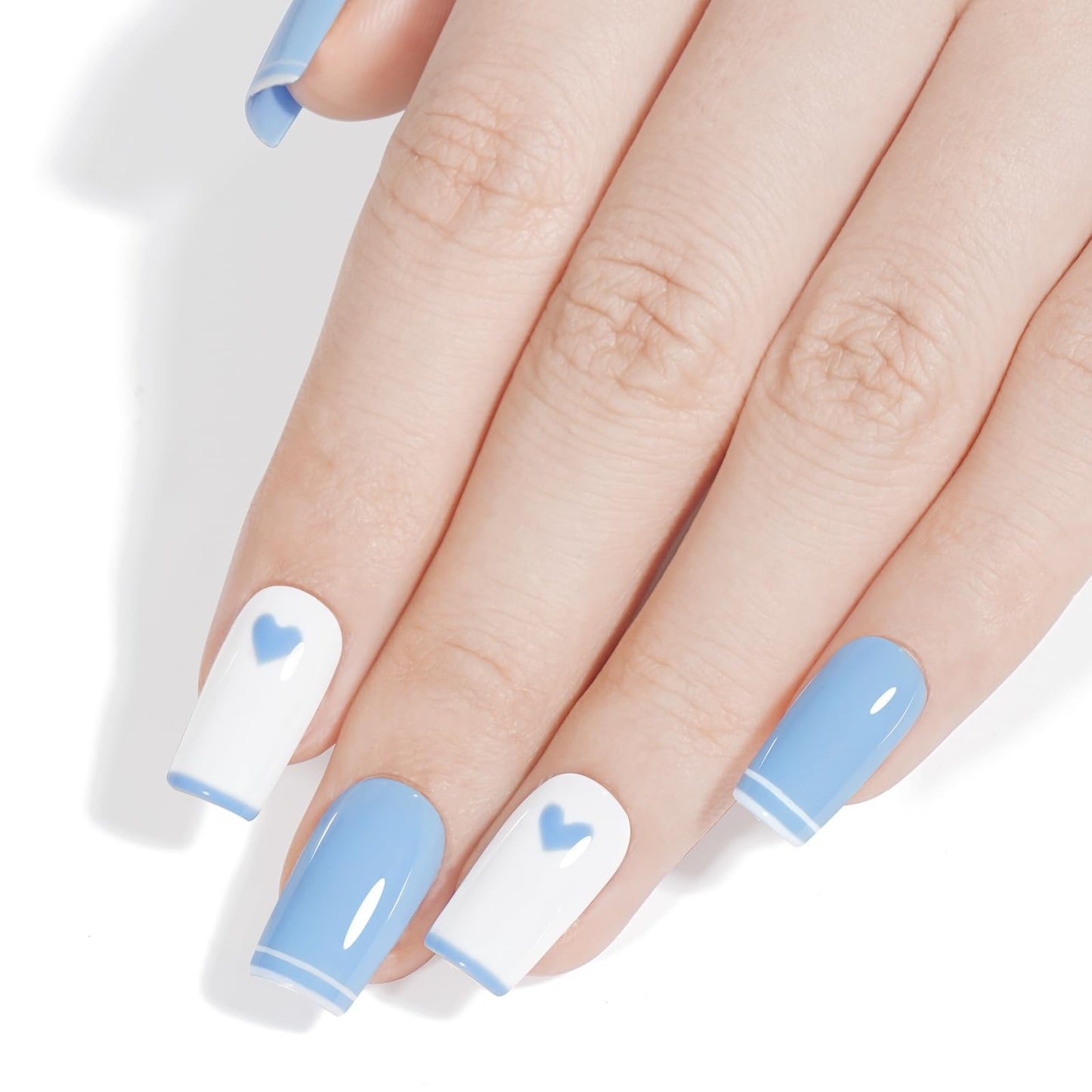 AILLSA Pastel Sky Blue Gel Nail Polish Macaron Bright Spring Summer Colors Cotton Candy Gel Polish Soak Off U V for French Nail Manicure Salon DIY Holiday Gifts 0.5 Fl Oz GB85
